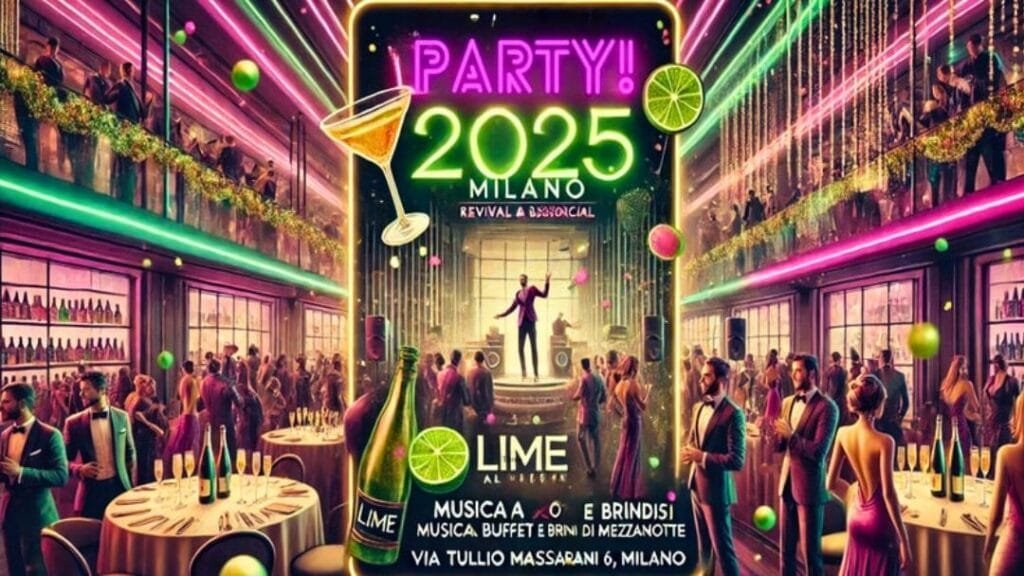 capodanno lime light milano 2024 2025